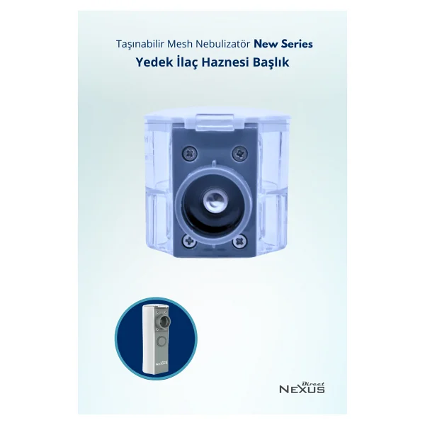 Direct NEXUS Nexus Taşınabilir Mesh Nebulizatör New Series Yedek Başlık - Görsel 4