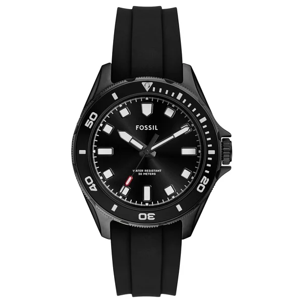 Fossil Dalton FBQ2886 Silikon Kordon Erkek Kol Saati - Görsel 2