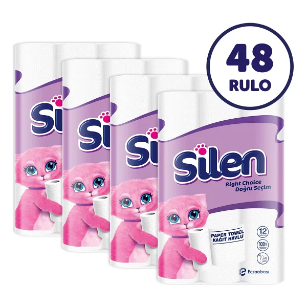 Silen Silen Kağıt Havlu 48'li (12X4) - Görsel 5