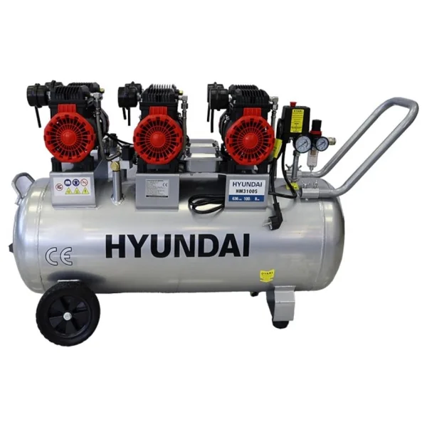 Hyundai HM3100S 6 Hp 100 lt Sessiz Kompresör - Görsel 6