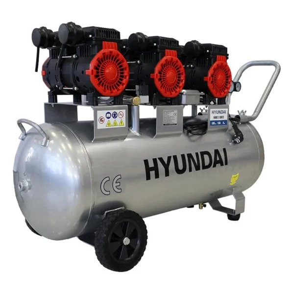 Hyundai HM3100S 6 Hp 100 lt Sessiz Kompresör - Görsel 2