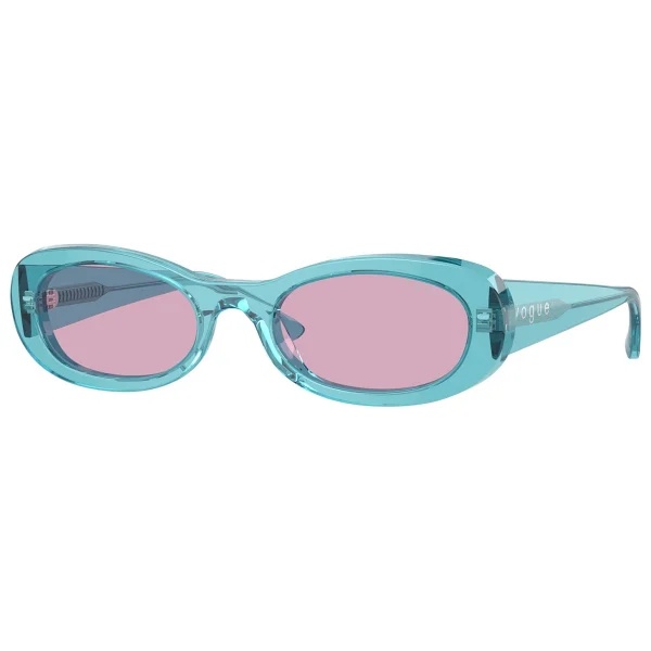 Vogue VO5582S 316676 Transparent Turquoise-Violet Kadın Güneş Gözlüğü - Görsel 3