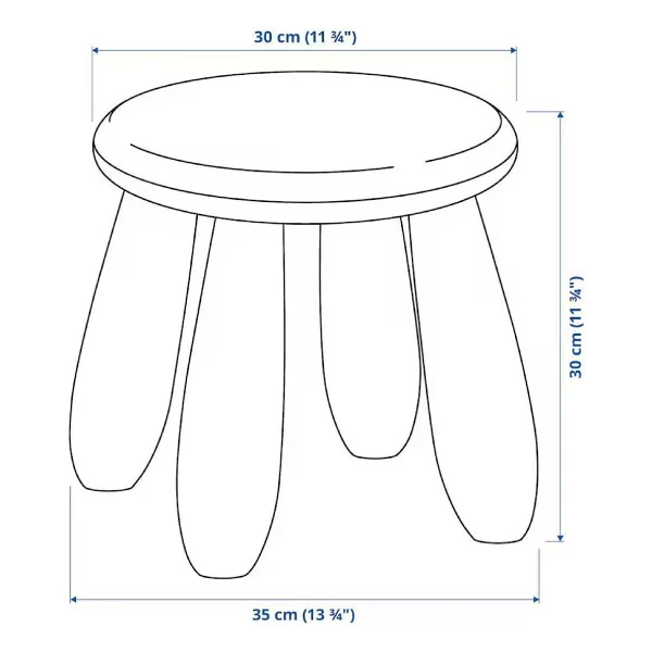 IKEA Mammut Çocuk Taburesi - Görsel 5