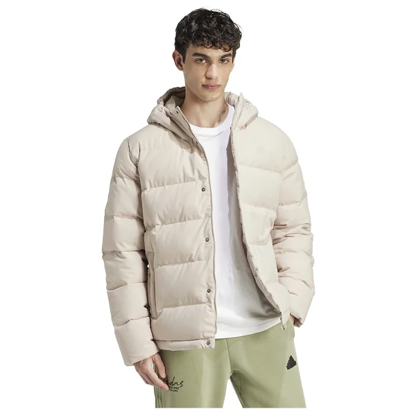 Adidas Helionic Down Kapüşonlu Erkek Şişme Mont - Görsel 7