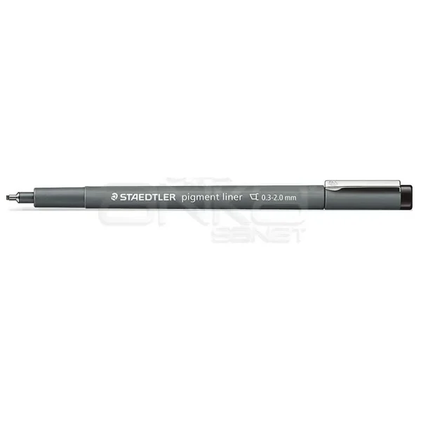 Staedtler Pigment Liner Siyah Çizim Kalemi 8li Set - Görsel 4