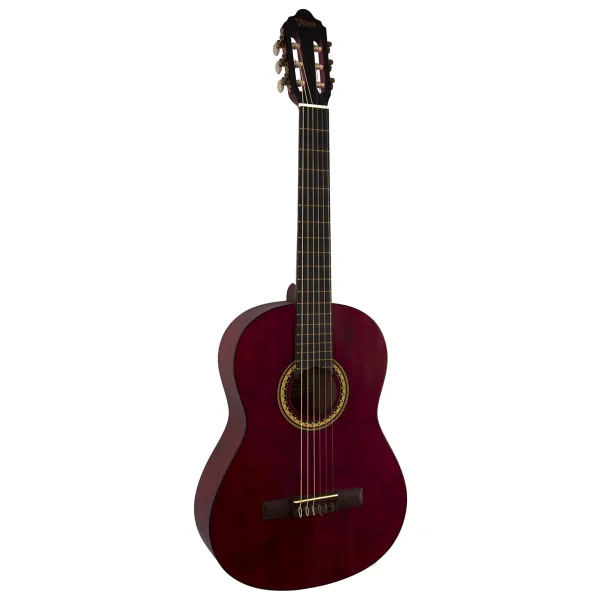 Valencia VC204TWR Kırmızı Klasik Gitar - Görsel 3
