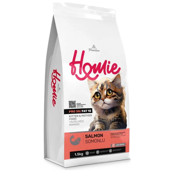 Homie Somonlu 1.5 kg Yavru ve Anne Kedi Maması - Görsel 2