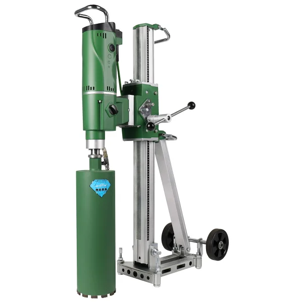 Bycon 400 mm Delme Kapasiteli Akıllı LCD Ekranlı Endüstriyel Tip Açılı Karot Makinesi Seti - Görsel 5