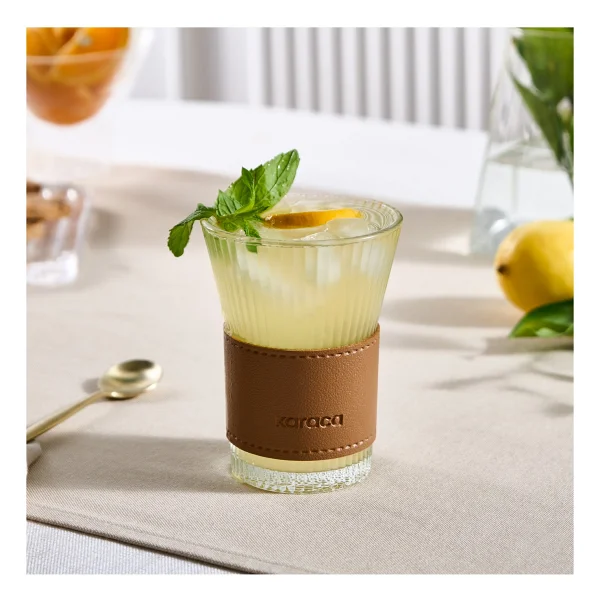 Karaca Kahverengi Leather Cool Touch Latte Bardağı - Görsel 4