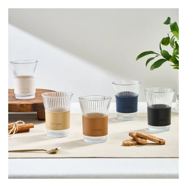 Karaca Kahverengi Leather Cool Touch Latte Bardağı - Görsel 8