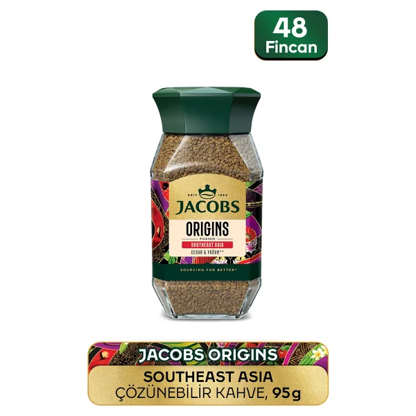 Jacobs Origin Southeast Granül Kahve 95 gr - Görsel 7