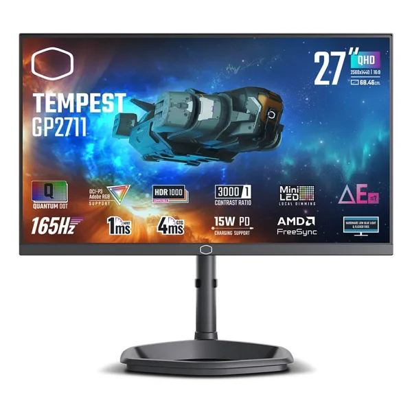 Cooler Master Tempest GP2711 27" 1 ms Pivot Oyuncu Monitörü - Görsel 6