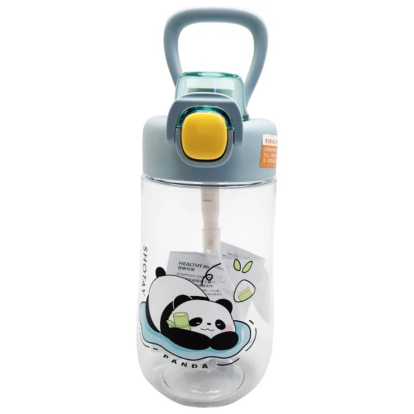 Shotay ST-7011 Panda Desenli Beyaz 500 ml Tritan Matara - Görsel 2
