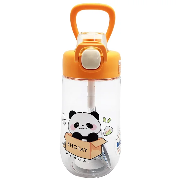 Shotay ST-7011 Panda Desenli Beyaz 500 ml Tritan Matara - Görsel 3