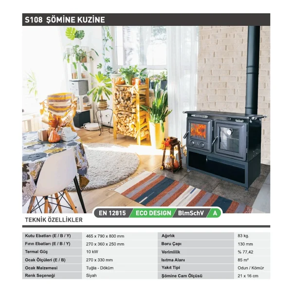 Sabah S108 Kuzine Soba - Görsel 5