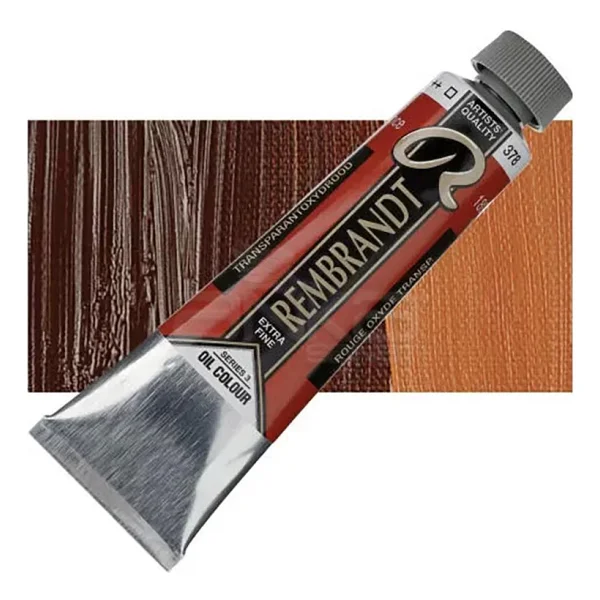 Rembrandt 40ml Yağlı Boya Seri:3 No:378 Transp.ox. Red - Görsel 2