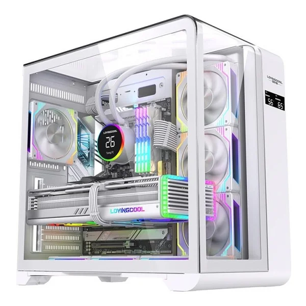 Snt VICTORY PLUS ARGB 7 Fanlı Beyaz ATX Oyuncu Kasası - Görsel 2