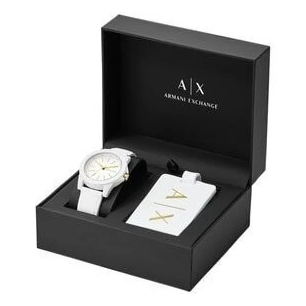 Armani Exchange AX7126 Kadın Kol Saati ve Valiz Etiketi - Görsel 2