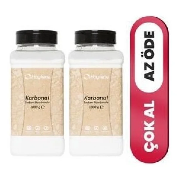 Hayfene İngiliz Karbonatı (Yenilebilir) 1000 g - 2'li Set - 2 kg - Görsel 3