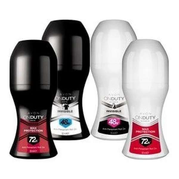 Avon OnDuty Invisible ve Max Protection Kadın Erkek Rollon Paketi - Görsel 2