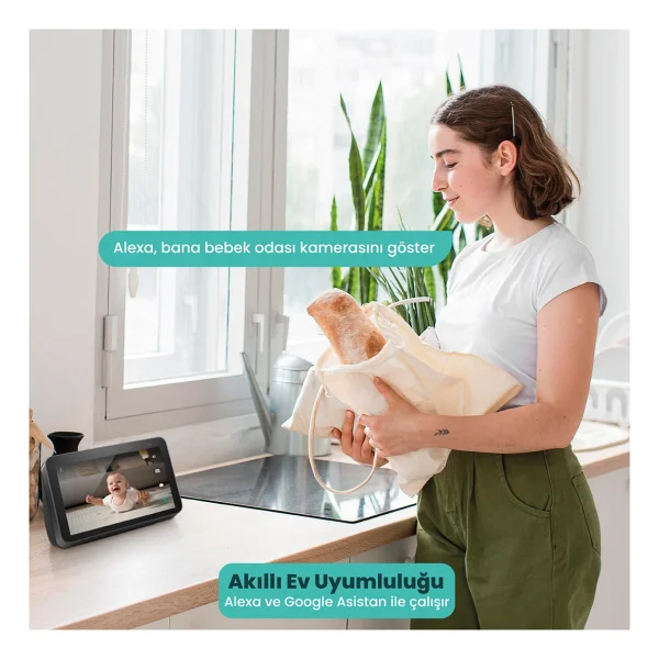 Botslab 2C Pro C222 5 MP 360 Derece Gece Görüşlü Wi-Fi Güvenlik Kamerası - Görsel 4