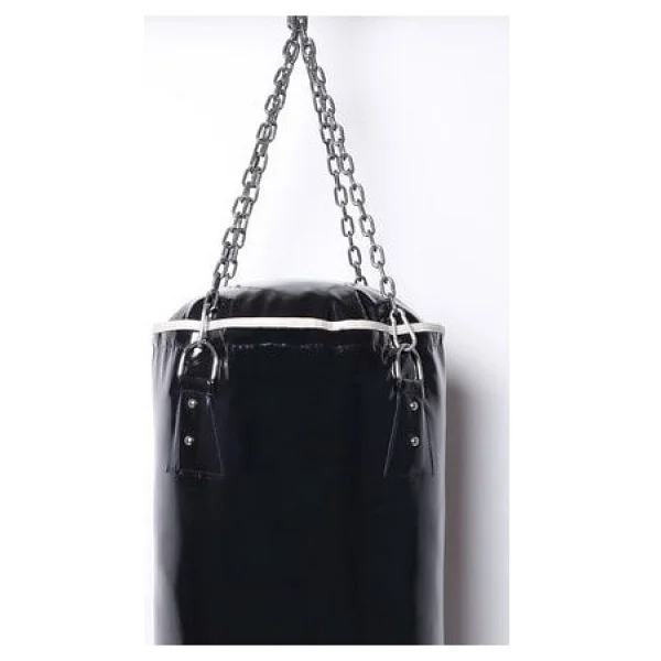 Crayz Boks Kum Torbası Içi Dolu + Tavan Askı Aparatı - 120 cm x 30 cm - Siyah - Görsel 2