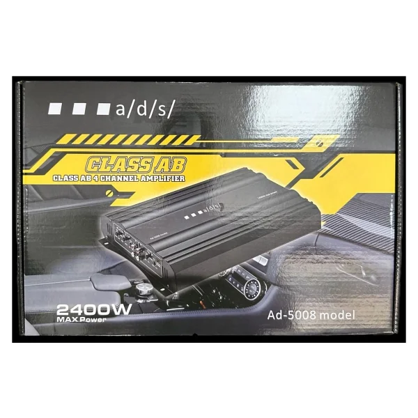 Ads AD-5008 4X50 Rms Ab Class 4 Kanal Oto Amfi - Görsel 3