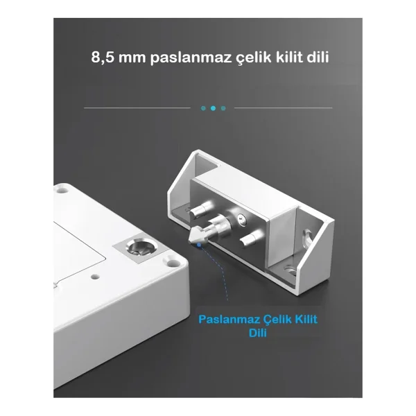 UmoTech Elektronik Akıllı Anahtarsız Çekmece -Dolap Kilidi Gizli Çekmece Kilidi ve Manyetik Güvenlik Çözümü - Görsel 2