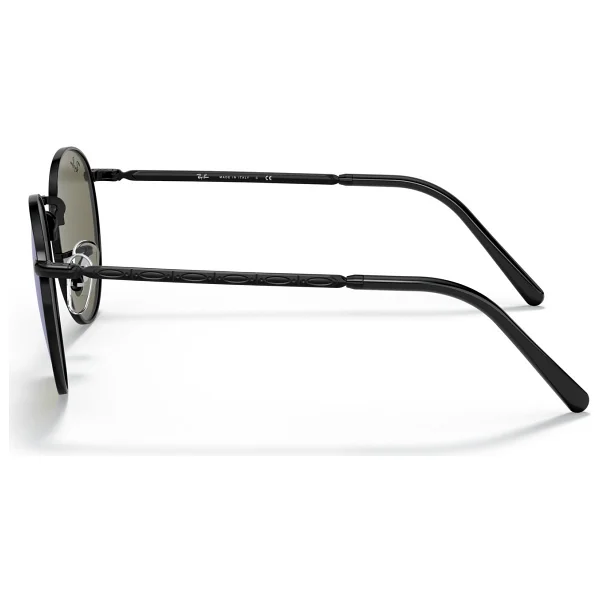 Ray-Ban New Round 3637 002/G1 Black-Blue Aynalı Güneş Gözlüğü - Görsel 3