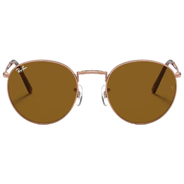 Ray-Ban New Round 3637 920233 Rose Gold-Brown Güneş Gözlüğü - Görsel 5