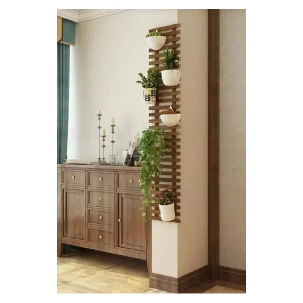 Çakır Home Ahşap Saksı Askısı Çiçeklik Dekoratif Duvar Süsü - Görsel 2