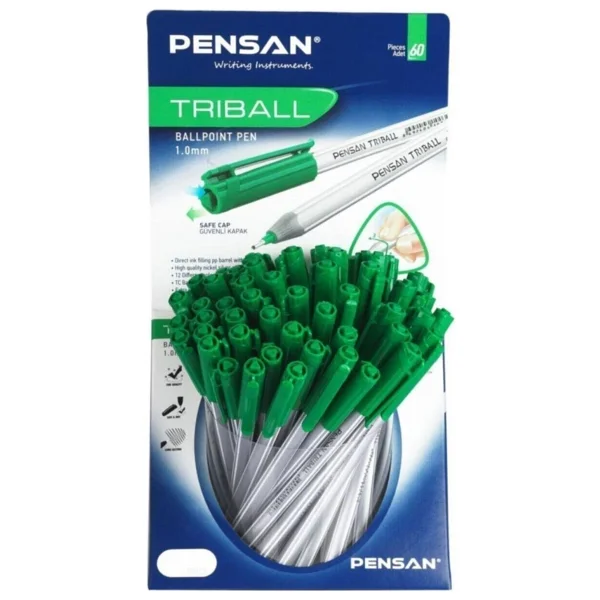 Pensan Triball Tükenmez Kalem Yeşil 60'lı - Görsel 2