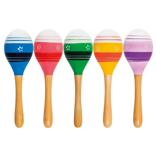 Circle Toys Ritmi Yakala Ahşap 2'li Marakas Seti - Görsel 5