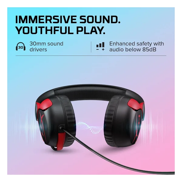 HyperX Cloud Mini 7G8F4AA Siyah Kablolu Kulak Üstü Oyuncu Kulaklığı - Görsel 2