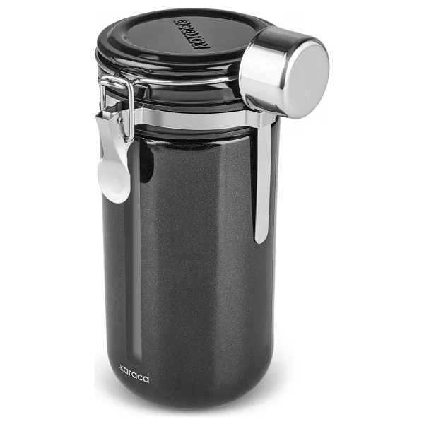 Karaca Mastermaid Siyah Kaşıklı Kilitli 1000 ml Saklama Kabı - Görsel 2