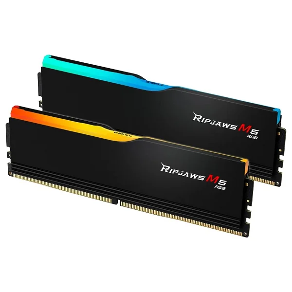 GSkill Gskıll Ripjaws M5 Siyah Rgb DDR5-6400MHZ CL36 32GB (2X16GB) Dual (36-48-48-96) 1.35V - Görsel 6