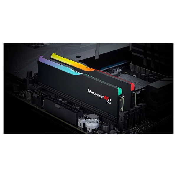 GSkill Gskıll Ripjaws M5 Siyah Rgb DDR5-6400MHZ CL36 32GB (2X16GB) Dual (36-48-48-96) 1.35V - Görsel 5