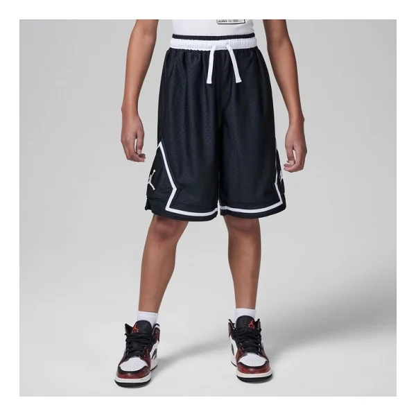 Nıke Jordan Mj Df Sport Dıamond Short Erkek Çocuk Şort - Siyah - Beyaz - 12 - 13 Yaş - Görsel 6