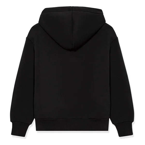 Mavi Logo Baskılı 7610035-70087 Kapüşonlu Antrasit Çocuk Sweatsirt - Görsel 3