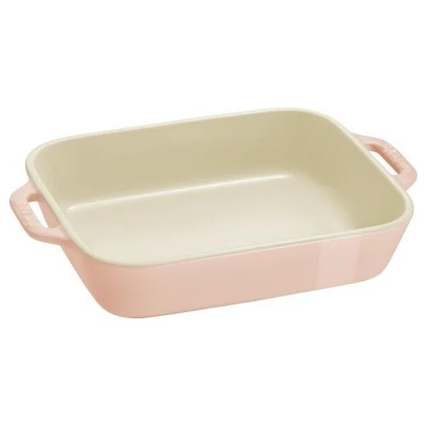 Staub Ceramique Pembe 3'lü Fırın Kabı Seti - Görsel 3