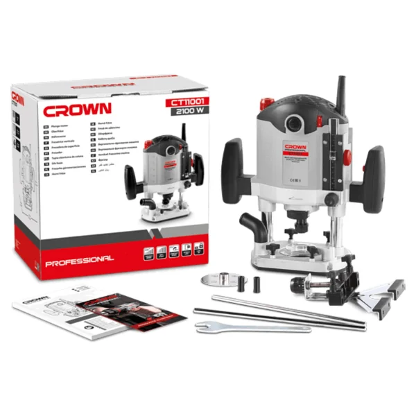 Crown CT 11001 2100 W 12 mm Freze - Görsel 8