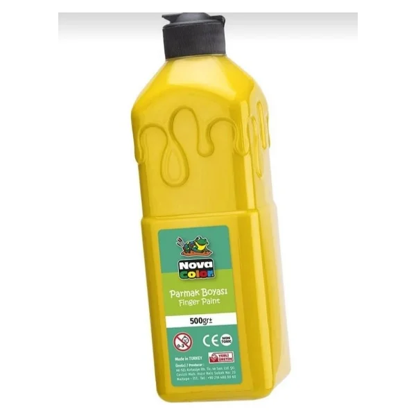 Nova Color 500 gr Yeşil Parmak Boyası - Görsel 4