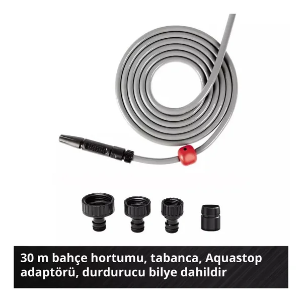 Einhell GE-HR 18/30 Li Aküsüz Makaralı Bahçe Hortumu - Görsel 4