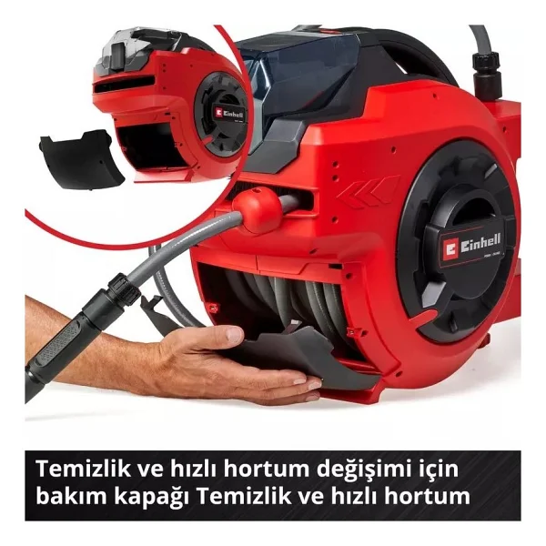 Einhell GE-HR 18/30 Li Aküsüz Makaralı Bahçe Hortumu - Görsel 6