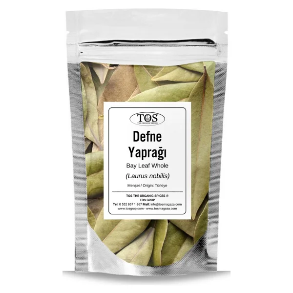 Defne Yaprağı 250 gr (1. Kalite) Laurus nobilis / Bay Leaf - Görsel 2