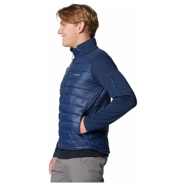 Columbia Tech Hybrid WO7913-464 Lacivert Erkek Softshell Mont - Görsel 3