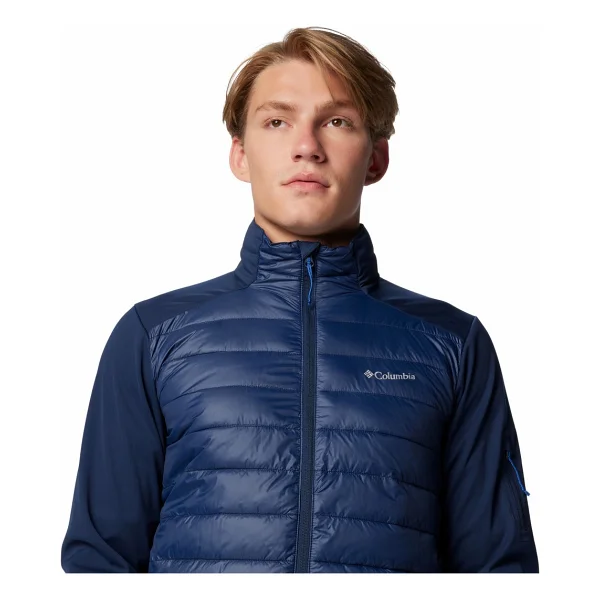 Columbia Tech Hybrid WO7913-464 Lacivert Erkek Softshell Mont - Görsel 5