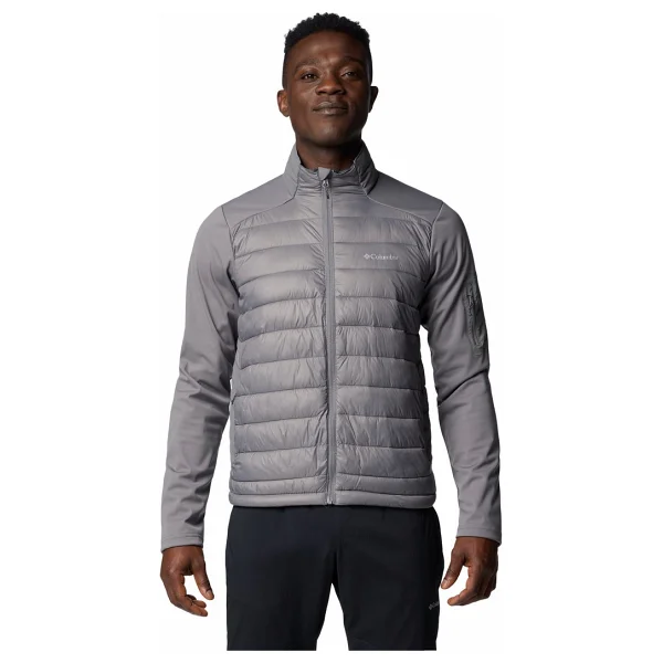 Columbia Tech Hybrid WO7913-023 Gri Erkek Softshell Mont - Görsel 7