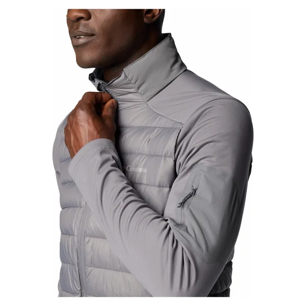 Columbia Tech Hybrid WO7913-023 Gri Erkek Softshell Mont - Görsel 5