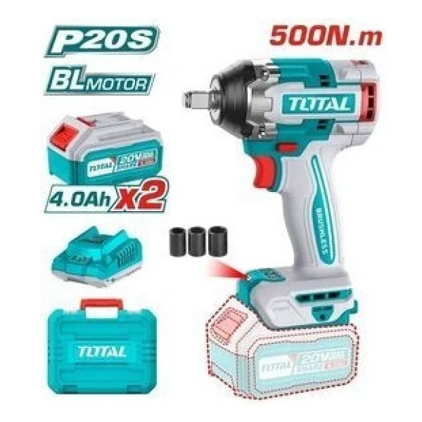 Total Tools TIWLI2050 Çift Akülü 4 Ah Somun Sıkma Makinesi - Görsel 2